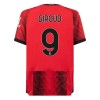 Conjunto (Camiseta+Pantalón Corto) AC Milan Giroud 9 Primera Equipación 23-24 - Niño